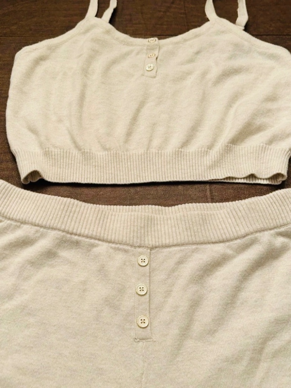 WILT, NWOT, ivory and gold night outfit